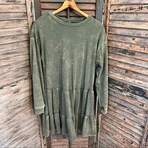 Wild Fable Acid Wash Sweatshirt dress